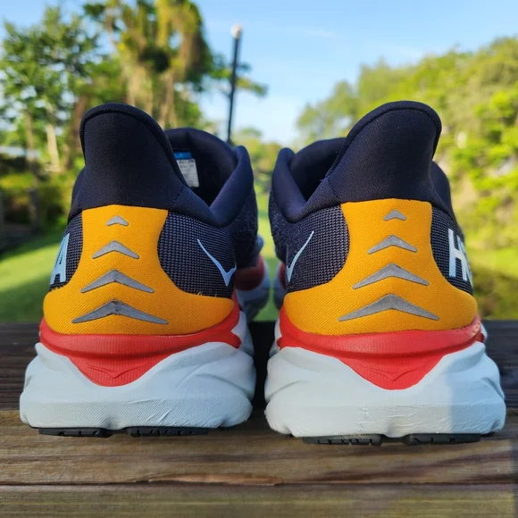 SOLD!! HOKA Men's Clifton 8 Gray Road Running/Walking Sneakers Shoes Size 11 D - Picture 3 of 16